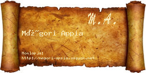 Mágori Appia névjegykártya